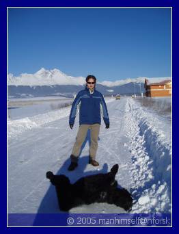 Manhimself in the High Tatras