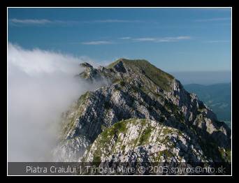 Romania (Rumunsko) | Piatra Craiului (Kráľovský kameň) | Timbalu Mare (Veľký Cimbál)