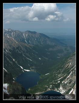 Vysoké Tatry | Morskie oko z vrcholu Volia veža