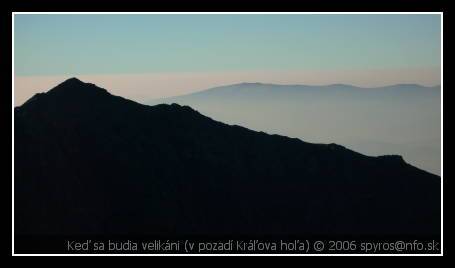 Vysoké Tatry | Ráno v Tatrách